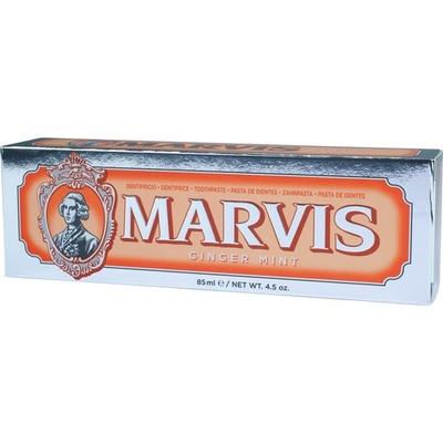 Marvis Ginger Mint Zahncreme, mit Xylitol und Fluorid, 85 ml