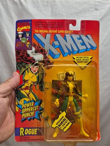 VINTAGE Rogue Power Uppercut Punch X-Men Action Figure 1994 Toy Biz