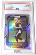 PANINI PRIZM 2022 BAILEY ZAPPE ROOKIE SILVER PRIZM PSA 10 💎
