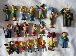 Lot figurines Simpsons 2007