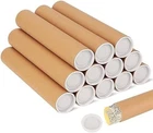 Cardboard Mailing Tubes Cylinder 50/76mm Kraft Packaging Poster Tube
