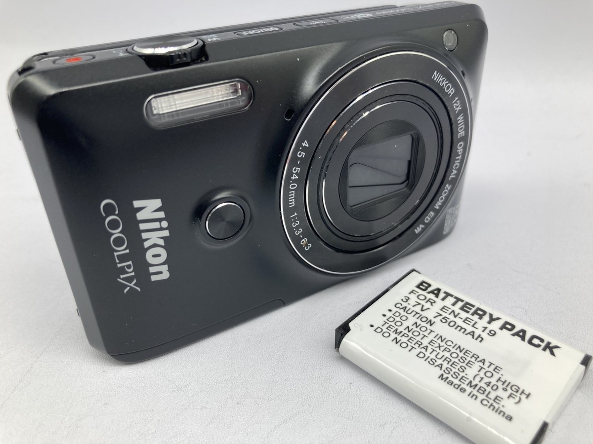Nikon Coolpix S6900 black 16.0MP 12x Digital Camera 2967 | eBay