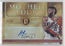 2016-17 Panini Gold Standard Mother Lode 46/99 Allen Crabbe #23 Auto s5j
