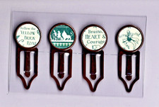 Graphic45 WONDER OF OZ 103 Antique Copper 4 Metal Clips HANDMADE