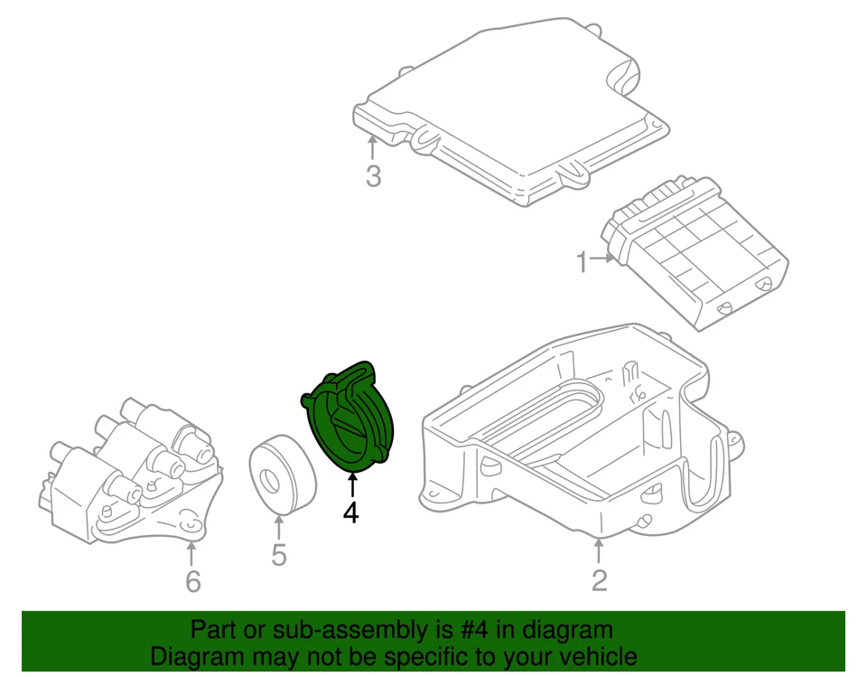 Подлинный датчик Audi 058-905-161-B - Изображение 2 из 3