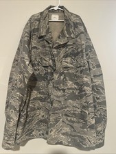 US Air Force Men's Utility Coat 44-R USAF ABU Tiger Stripe Field Jacket