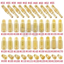 Carburetor 30Pcs Main Jets+ 10Pc Slow/Pilot Jet Set #120 #125 #130 #135 #140 #32