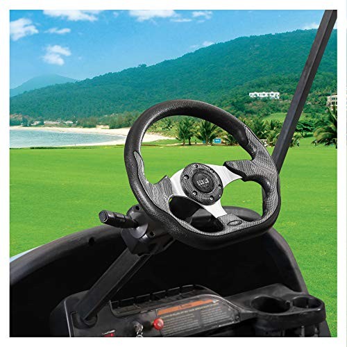 Golf Cart Steering Wheel for Yamaha, EZGO TXT/RXV/Valor, Club Car Gray - Picture 6 of 7