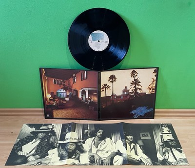 The EAGLES Hotel California LP Vinyl 1976 OVP Asylum 7 GATEFOLD Box 1st + Poster
