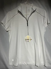 Tail White Label Sun Shirt/ Womens Size Medium/ White UpF 50 NWT