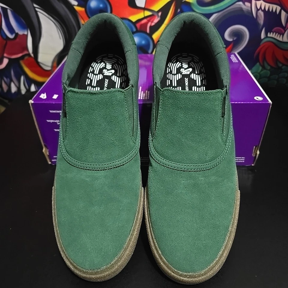 Nike SB Zoom Verona Slip Noble Green CZ2373-301 Size 9.5M - Image 4 of 4