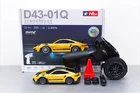 1/43 RC Remote Control Mini 4WD Drift Car Alloy LED Gyro Full Propotional 