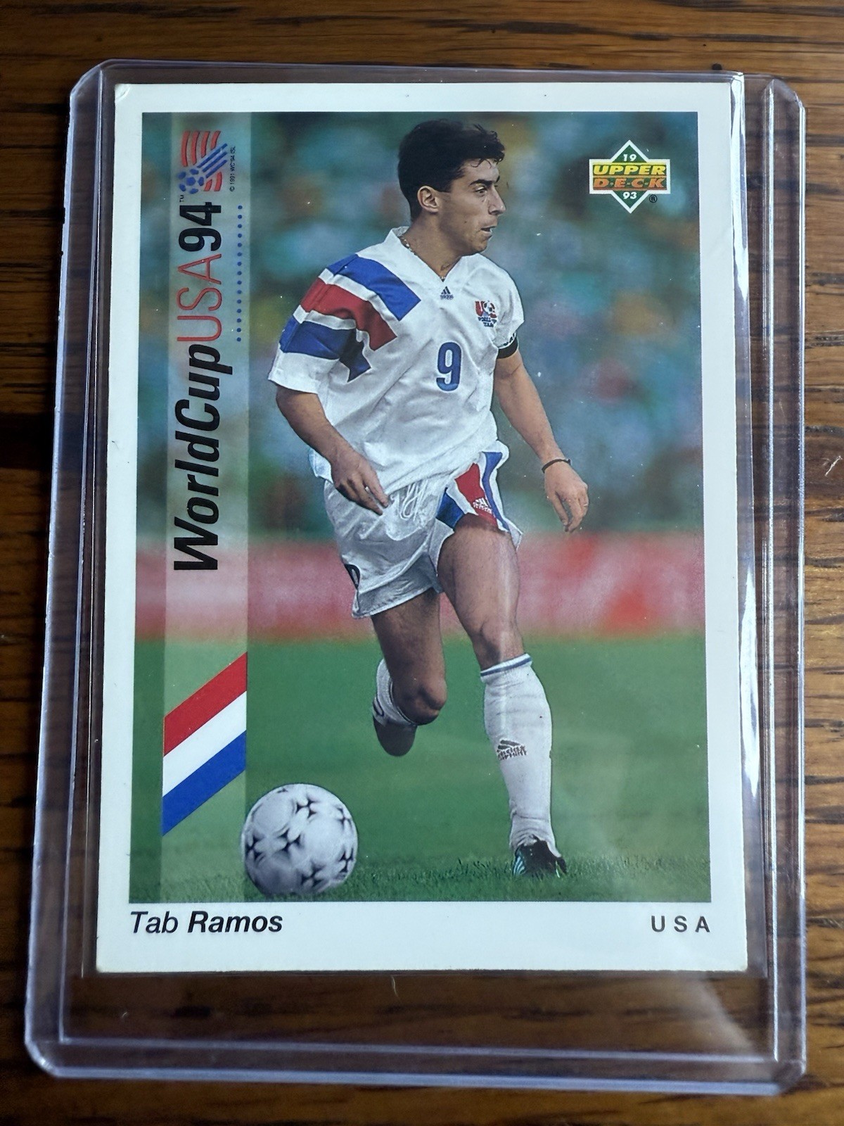 1993 UPPER DECK WORLD CUP #9 TAB RAMOS Team USA 🇺🇸