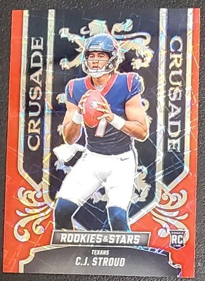 2023 Panini Rookies & Stars - Crusade C.J. Stroud #CR-12 Red Plaid Prizm (RC)