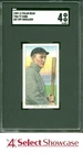 1909-11 T206 POLAR BEAR TY COBB HOF BAT OFF SHOULDER POP 6 SGC 4