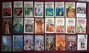 Lot of 24 Georgette Heyer Regency Romance Paperbacks Vintage PB Book Collection