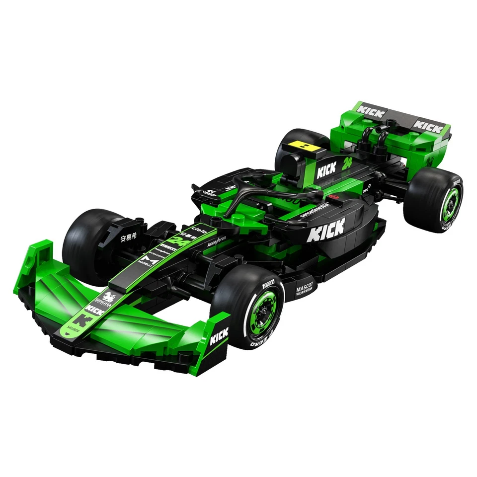 MOC Compatible LEGO - Set de construction voiture F1 Kick Sauber Neuf - Photo 4/4
