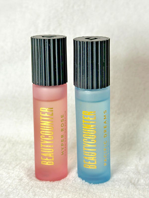 Set of 2 - BeautyCounter Genderless Perfume Cologne - Hyper Rose, Pacific Dreams