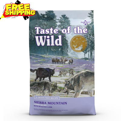 Taste of the Wild Sierra Mountain Dry Dog Food Roasted Lamb 28 lb Grain Free