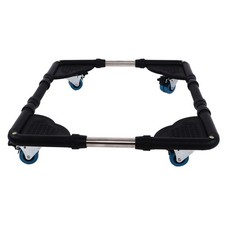 CFTGIW Mobile Roller Möbel Dolly Waschmaschinenstand Duty Moving Cart Schwarz