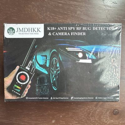 JMDHKK K18+ Anti-Spy RF Bug Detector & Hidden Camera Finder Device