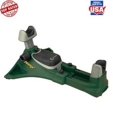 Adjustable Ambidextrous Rifle Pistol Shooting Rest Range Precision Green Plastic