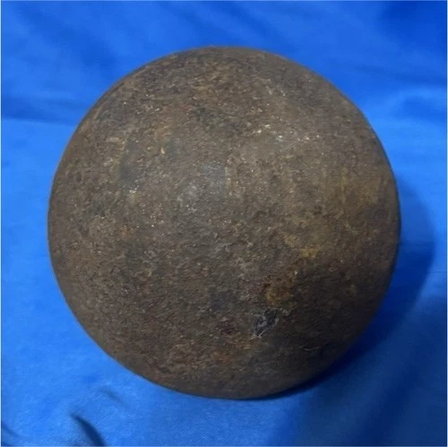 Texas Revolutionary War Original Iron Artillery Cannonball Militaria Collectible