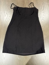 Abercrobie & Fitch Little Black Dress W Size LT Back Zip Spaghetti Strap