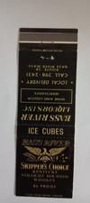 Skipper Choice Bourbon Bass River Mass Matchcover Lot 1049 No Tariff Fee