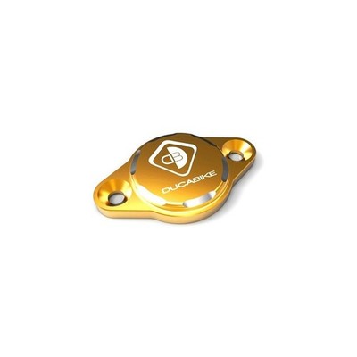 DBK/Ducabike Kontrolldeckel, Zündung, gold - für Ducati Panigale V4