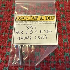 OSG M3 x 0.5 Taper HS New NOS Japan