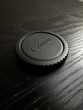 Canon Genuine EF Body Cap   Black   OEM Canon Body Cover   Used