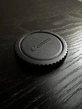 Canon Genuine EF Body Cap – Black – OEM Canon Body Cover – Used