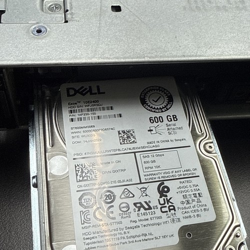 Dell OEMR XL R640 1U 2x Intel Xeon Silver 4210 16GB DDR4 2x 600GB SAS HDD H730p - Picture 3 of 7
