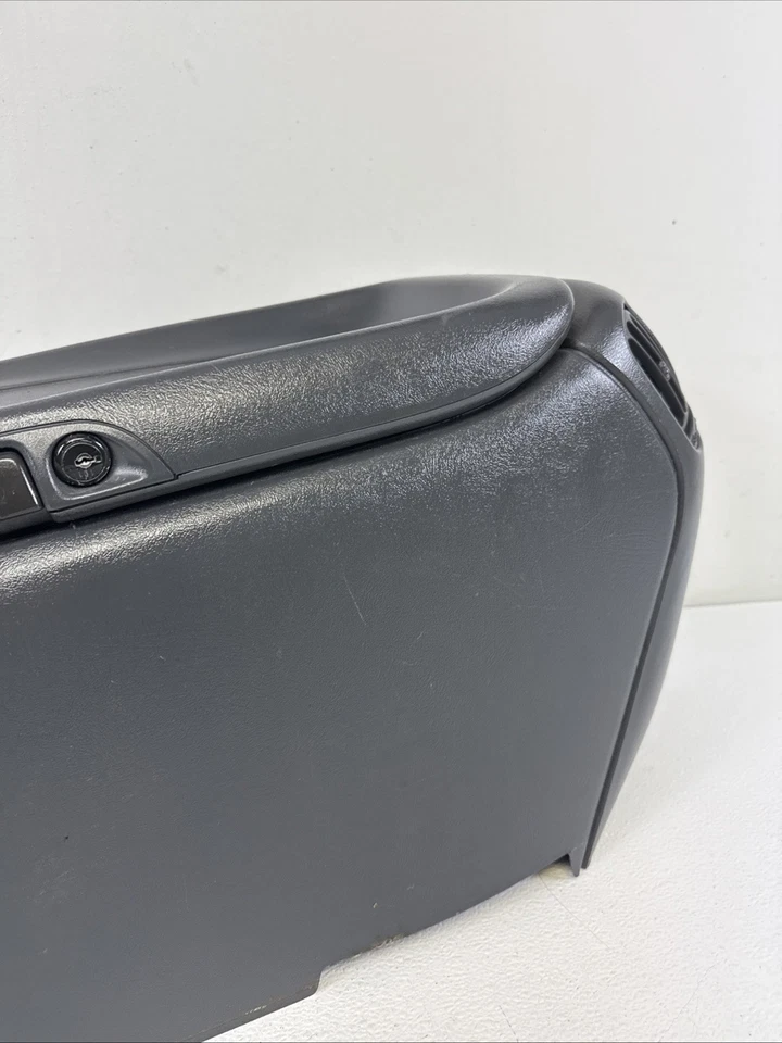 Consola central para camioneta Chevy Silverado GMC 99-02 con portavasos OEM DK gris LEER Foto 4 de 4
