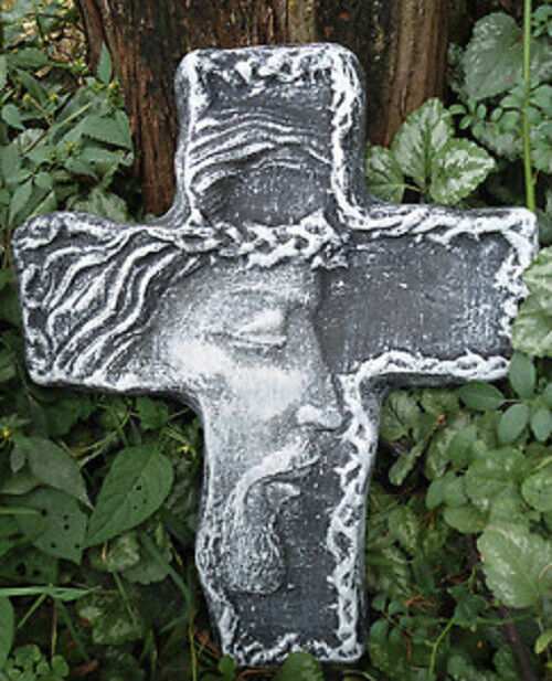 Jesus cross mold plaster concrete casting mould 17" x 15" x 1.5" thick