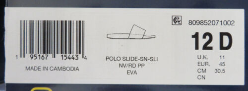 Polo Ralph Lauren Pantolette Sandale Herren Signatur Pony Marine Größe 12 - Bild 5 von 5