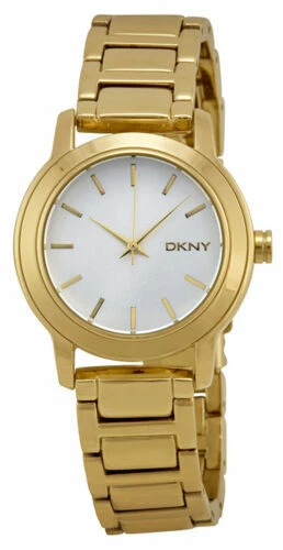 DKNY Stainless Steel Case Gold Plated Band Wristwatches
