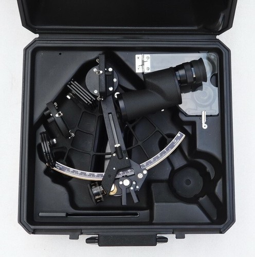 NOS TAMAYA TECHNICS JAPAN SHIPS MARINE NAVIGATION MICROMETER SEXTANT MO. MS-833 - Picture 2 of 19
