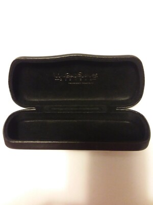 LINDA EVANS EYEWEAR GLASSES HARD CASE - BLACK 5 1/4 display picture 1