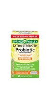 Spring Valley Extra Strength Probiotic Vegetable Capsules, 60 Count