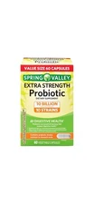 Spring Valley Extra Strength Probiotic Vegetable Capsules, 60 Count