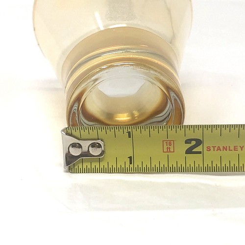VTG Pair of MCM Amber Iridescent Shot Glasses Cordials - Picture 8 of 8