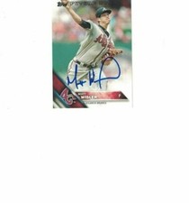MATT WISLER SIGNED IP TOPPS FUTURE STARS #242 2016 ATLANTA BRAVES AUTO