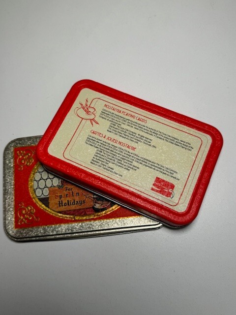 Coca Cola Nostalgia Playing Card Set With Tin 1998 Edition--USED