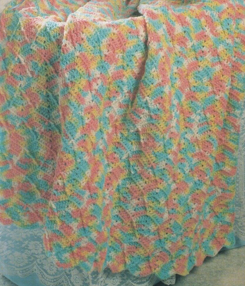 Baby Afghan Crochet Pattern WALTZING ARROWS Baby Love Needlecraft Shop - Image 2 of 2