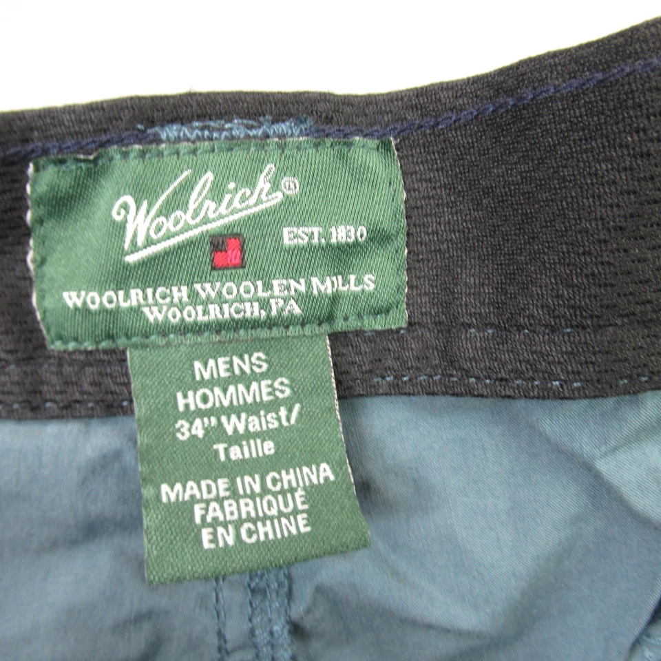 Woolrich Shorts Mens 32 Pockets Cargo Regular Fit Outdoors Gray - Image 3 of 4