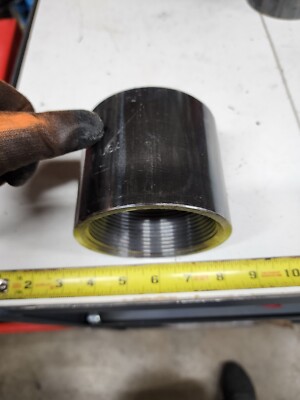 3'' x 3'' Coupling A865 Merchant Steel Class 150 Steel Female NPT Threaded NeW USA