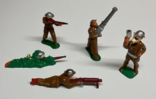 1980s MANOIL Soldiers Gas Mask, Bazooka, Rifleman, Sniper, Camo Sniper