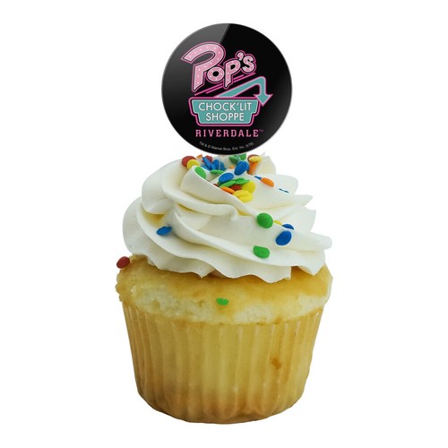 Riverdale Pops Chock'lit Shoppe Cupcake Picks Toppers Decoration Set of 6 - Picture 4 of 6